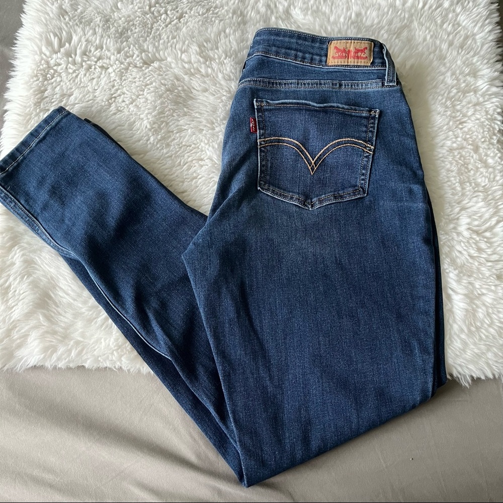 Levi’s Women’s Mid Rise Stretch Skinny Jeans Size 14 (32x29) Medium Wash